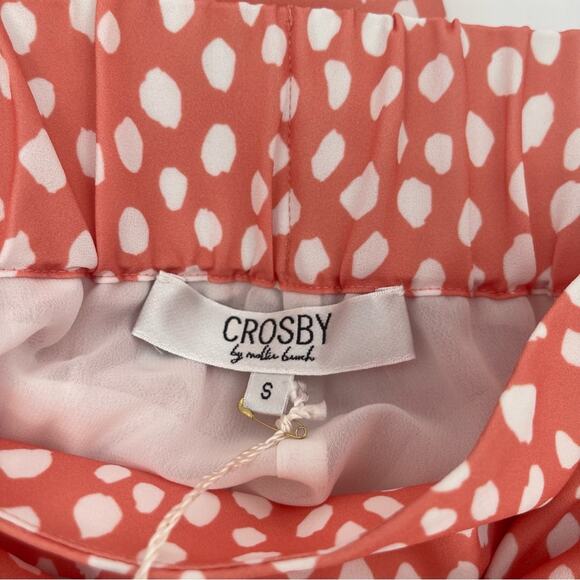 CROSBY BY MOLLIE BURCH Dorothy Pants Small Cropped Wilcat Clay Retail $188 NWT - Picture 6 of 16